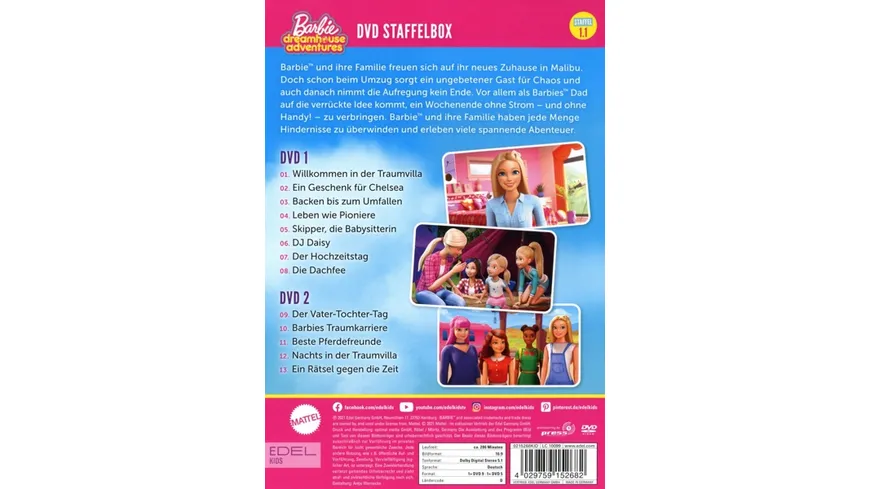 Barbie Dreamhouse Adventures - Staffel 1.1 - Folge 1-13