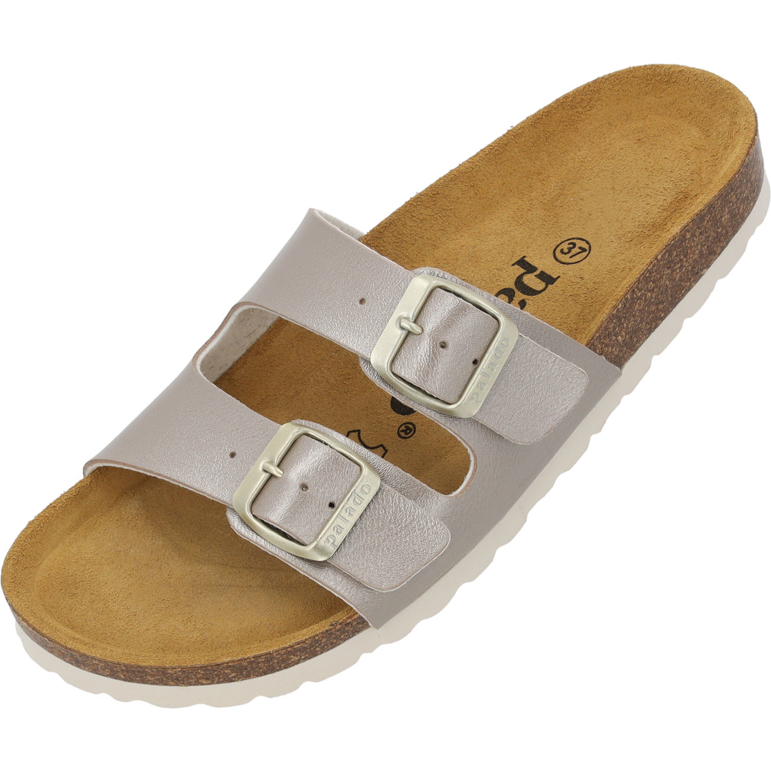 Palado Milos Metallic, Pantoletten, Damen, Beige