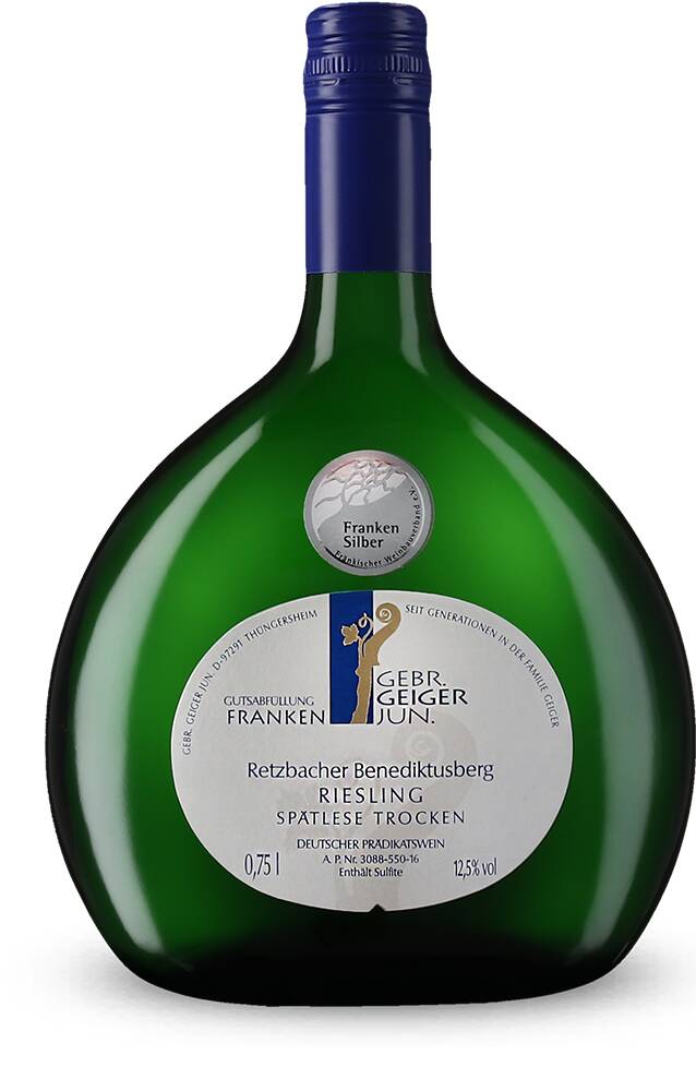 Weingut Gebr. Geiger jun. Riesling Spätlese trocken Retzbacher Benediktusberg 2015