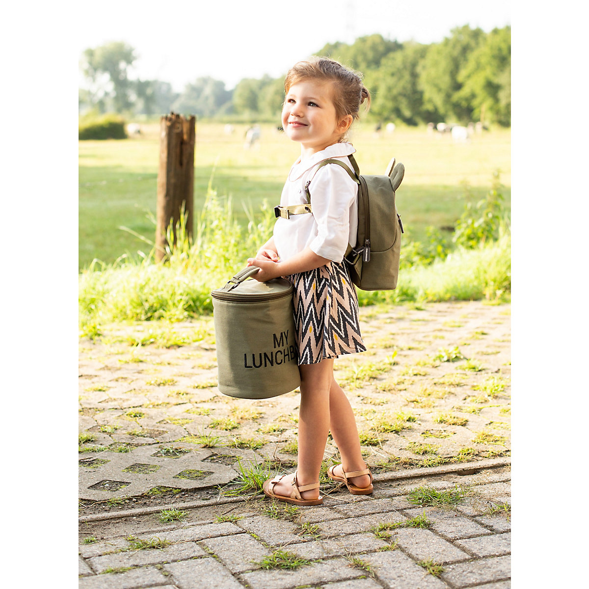 Thermotasche KIDS MY LUNCHBAG, isothermisch, canvas, khaki