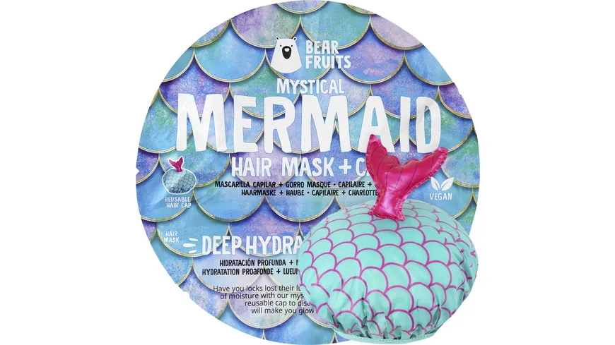 Bear Fruits Haarkur/Balsam/ Mermaid Hair Mask + Cap 20ml 20 ml