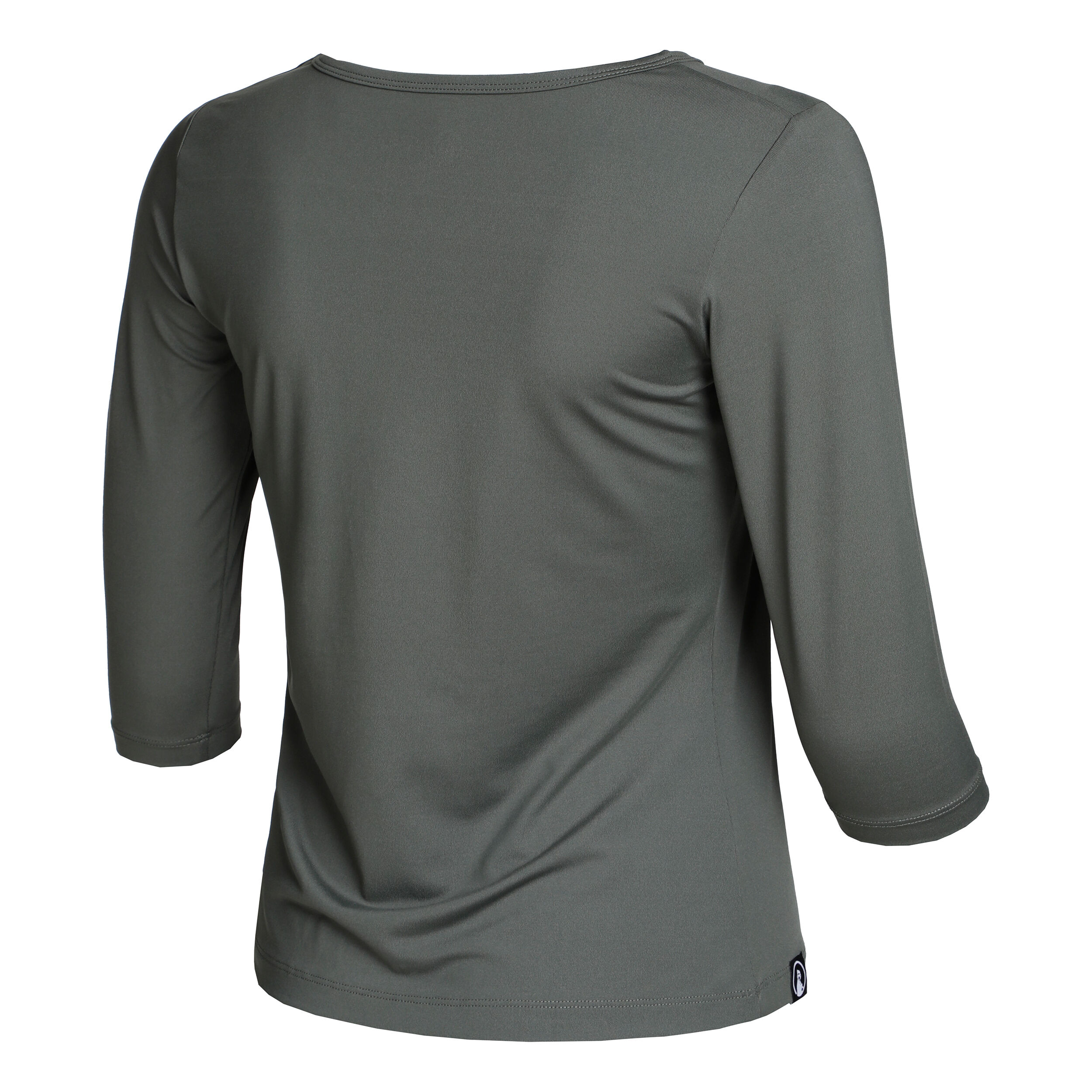 Mixed Longsleeve Damen - Khaki, Weiß