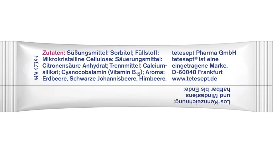 tetesept Vitamin B12 400 Direkt-Sticks 20 Stück