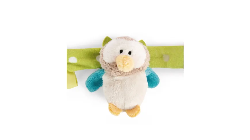 NICI Kinderwagenkette Hase und Eule