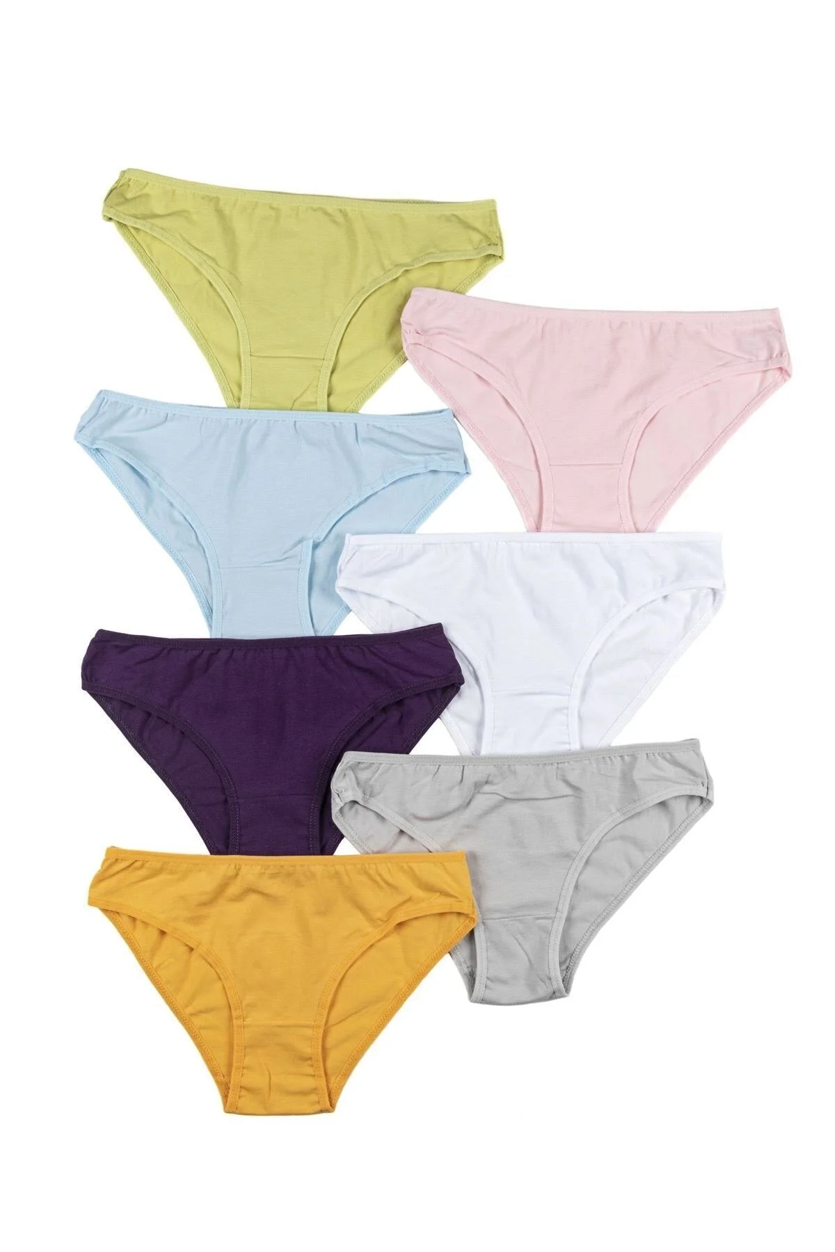 Nicoletta  Damenhöschen 7er-Pack Lycra Senf