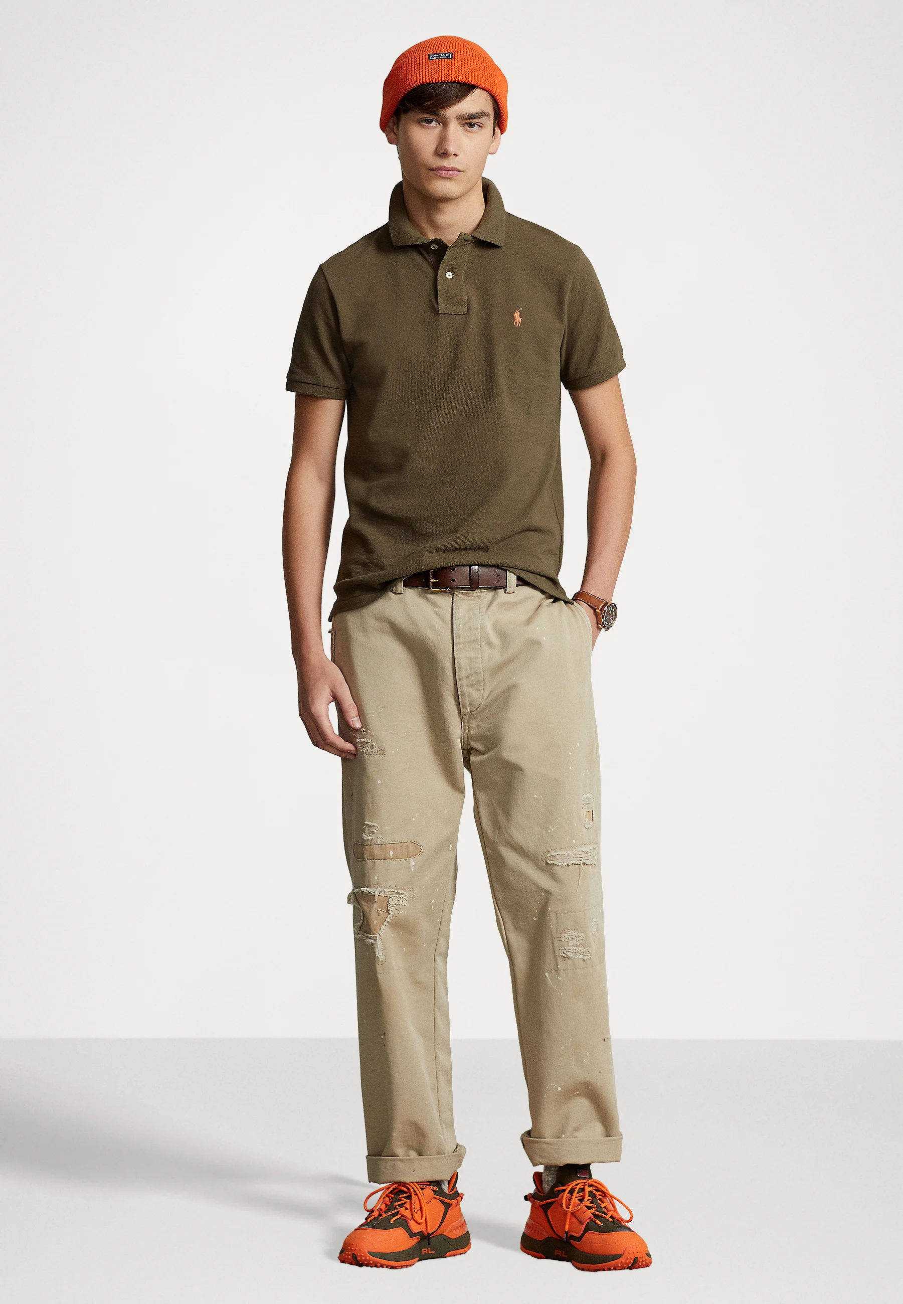 Polo Ralph Lauren Camisa polo de malla ajustada personalizada - Polo