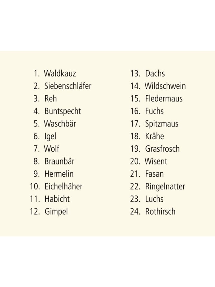 Coppenrath Sound-Adventskalender - Hört ihr die Tiere im Winterwald? günstig kaufen onesize