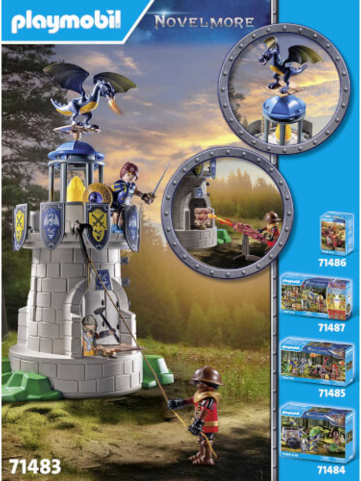 Playmobil Spielfigur Set Novelmore Ritterturm mit Schmied und Drache, ab 3 Jahre günstig kaufen onesize