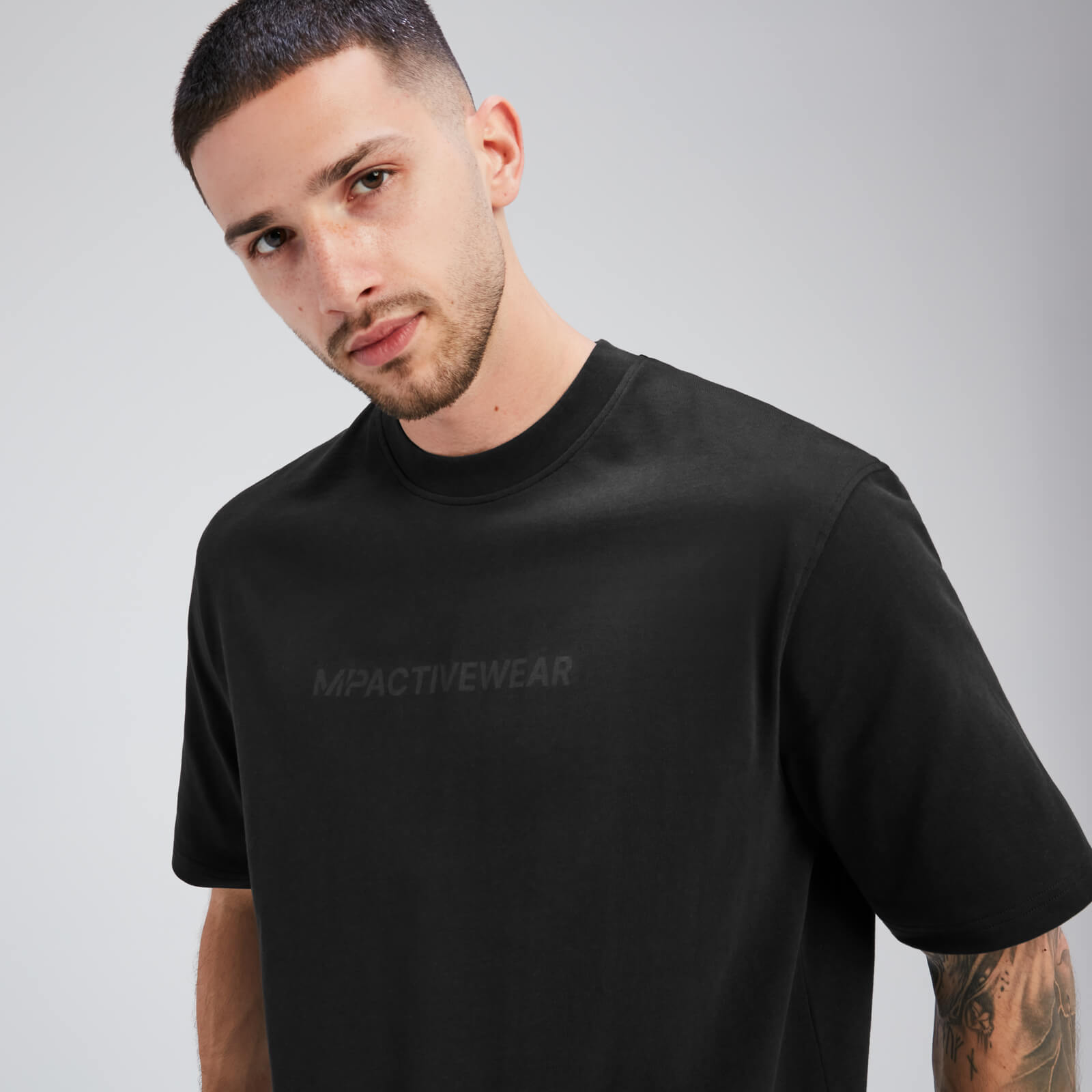 T-shirt oversize MP Rest Day pour hommes – Noir
