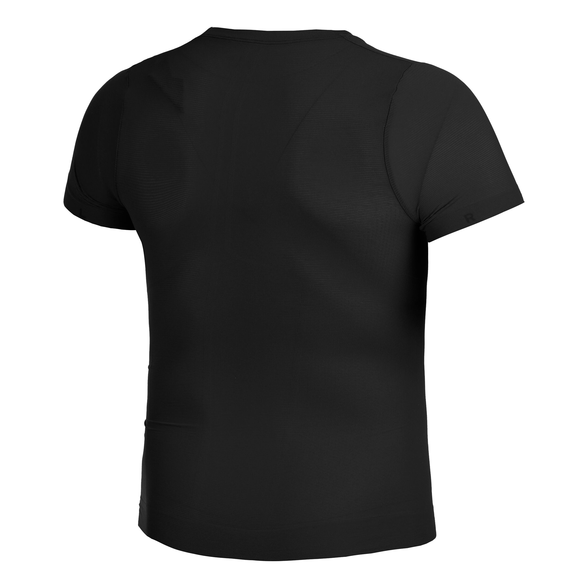 Regular Shortsleeve Laufshirt Herren - Schwarz