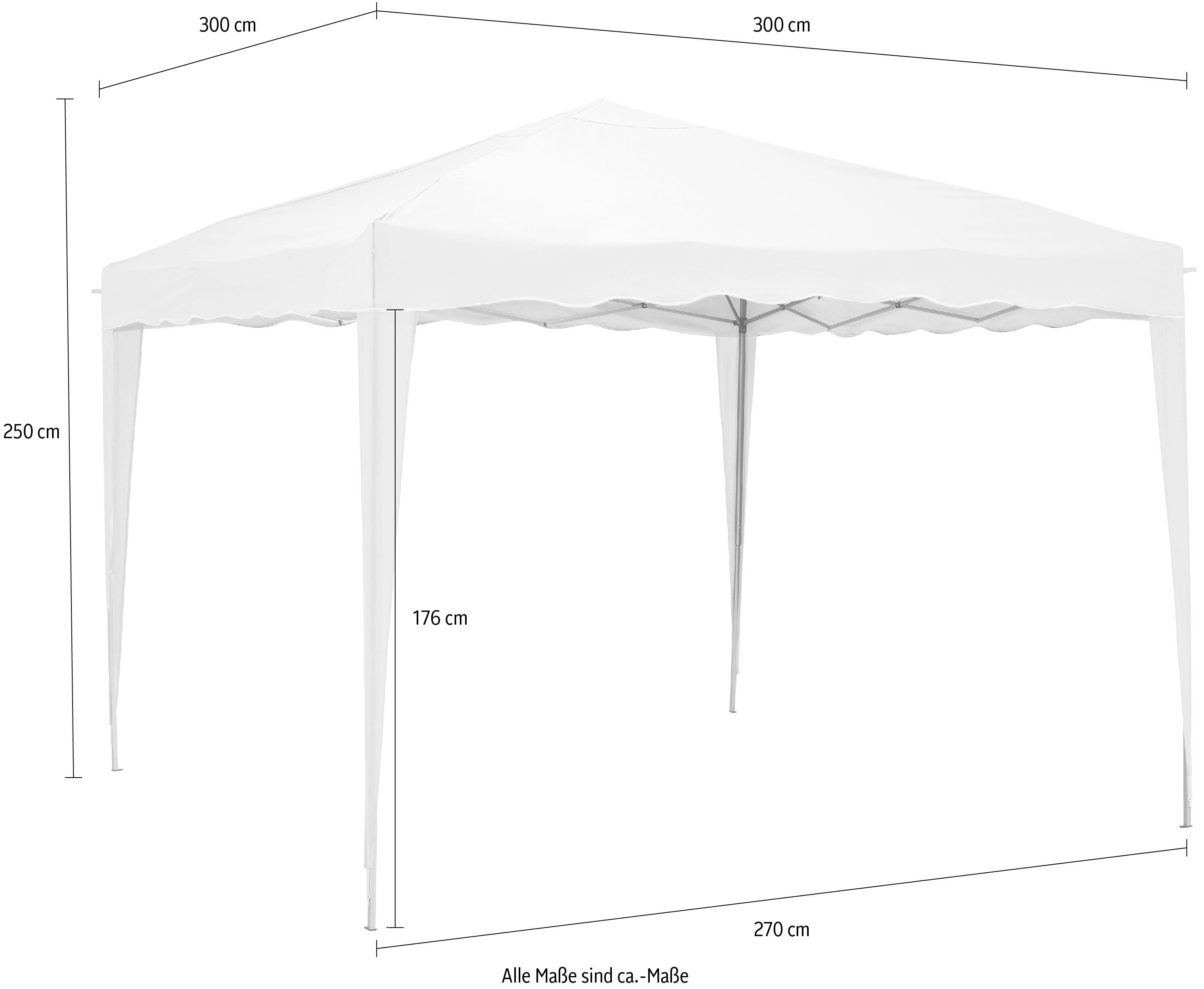 KONIFERA Faltpavillon, BxT: 300x300 cm, inkl. Tragetasche