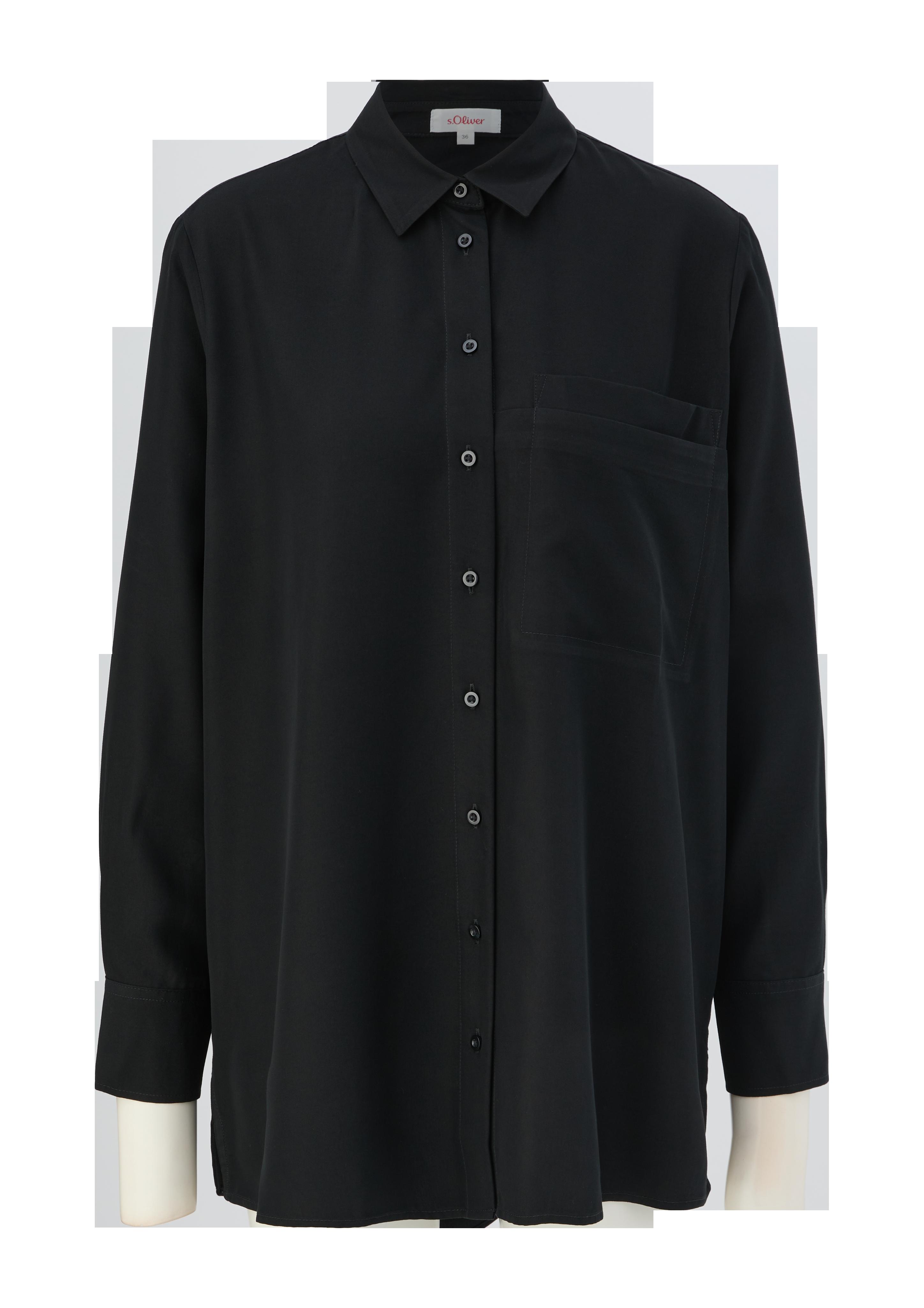 Twill-Bluse aus Viskosemix  2124829-9999