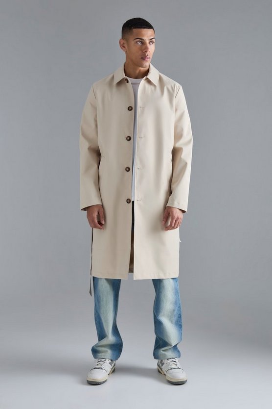 Klassischer Trenchcoat mit Gürtel