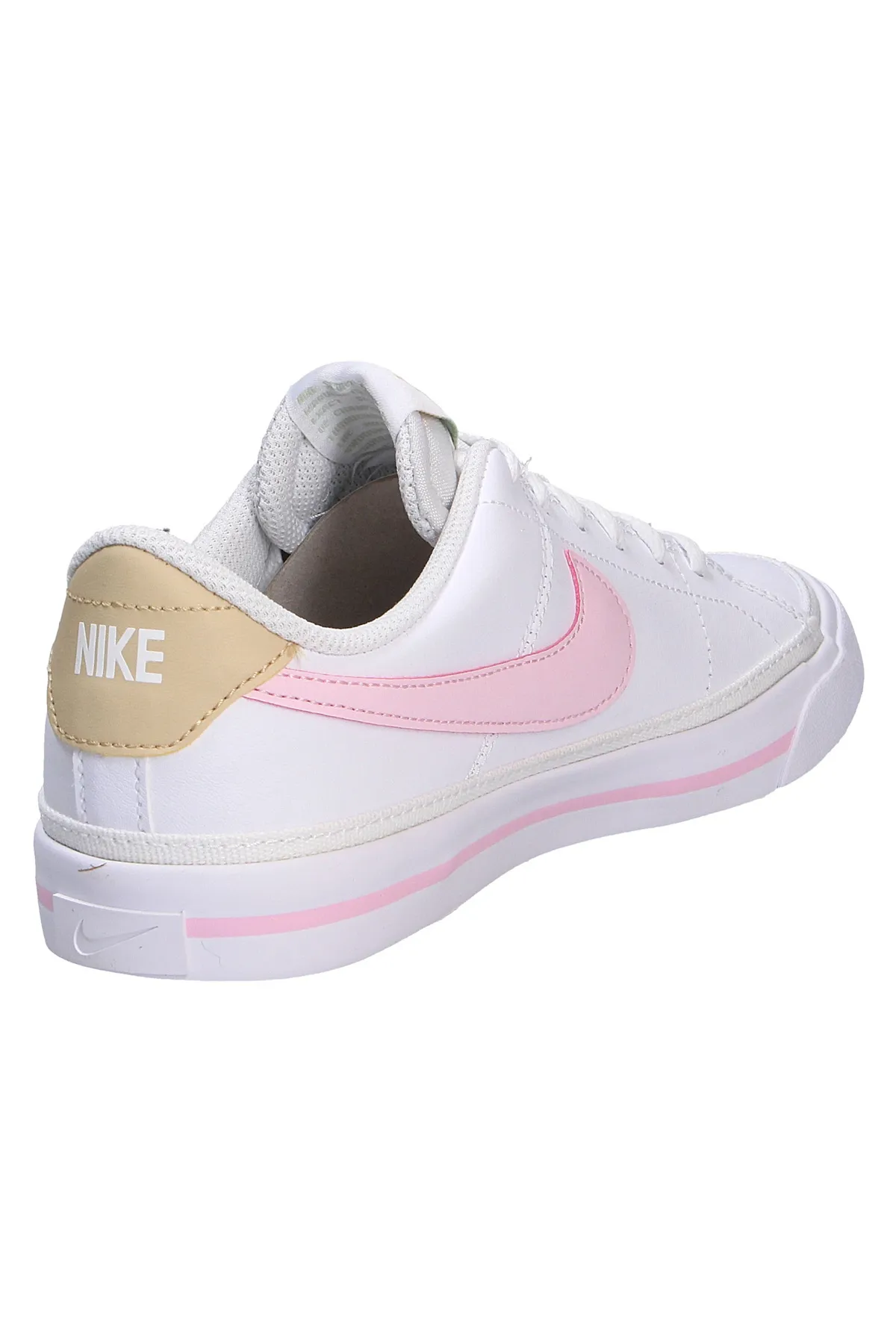 Nike  Schnürschuh - Weiß - Flacher Absatz