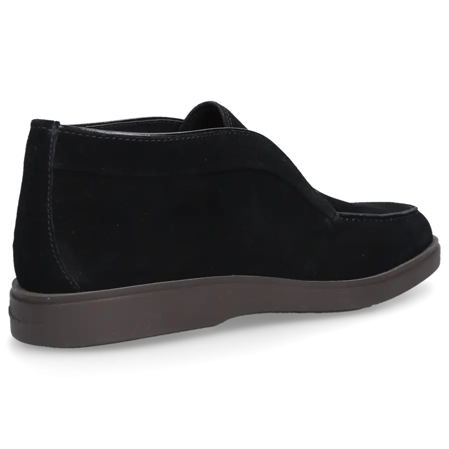 Santoni - Stiefeletten DESERT BOOT Veloursleder - schwarz