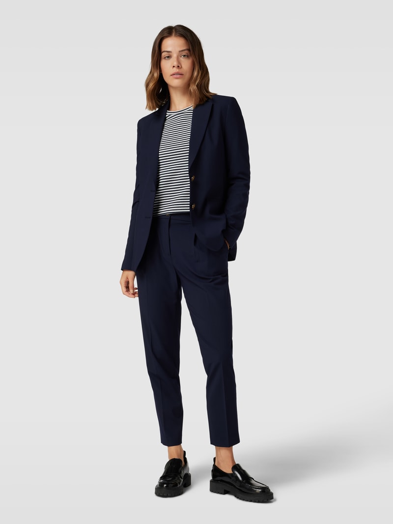Stoffhose mit Viskose-Anteil in marineblau