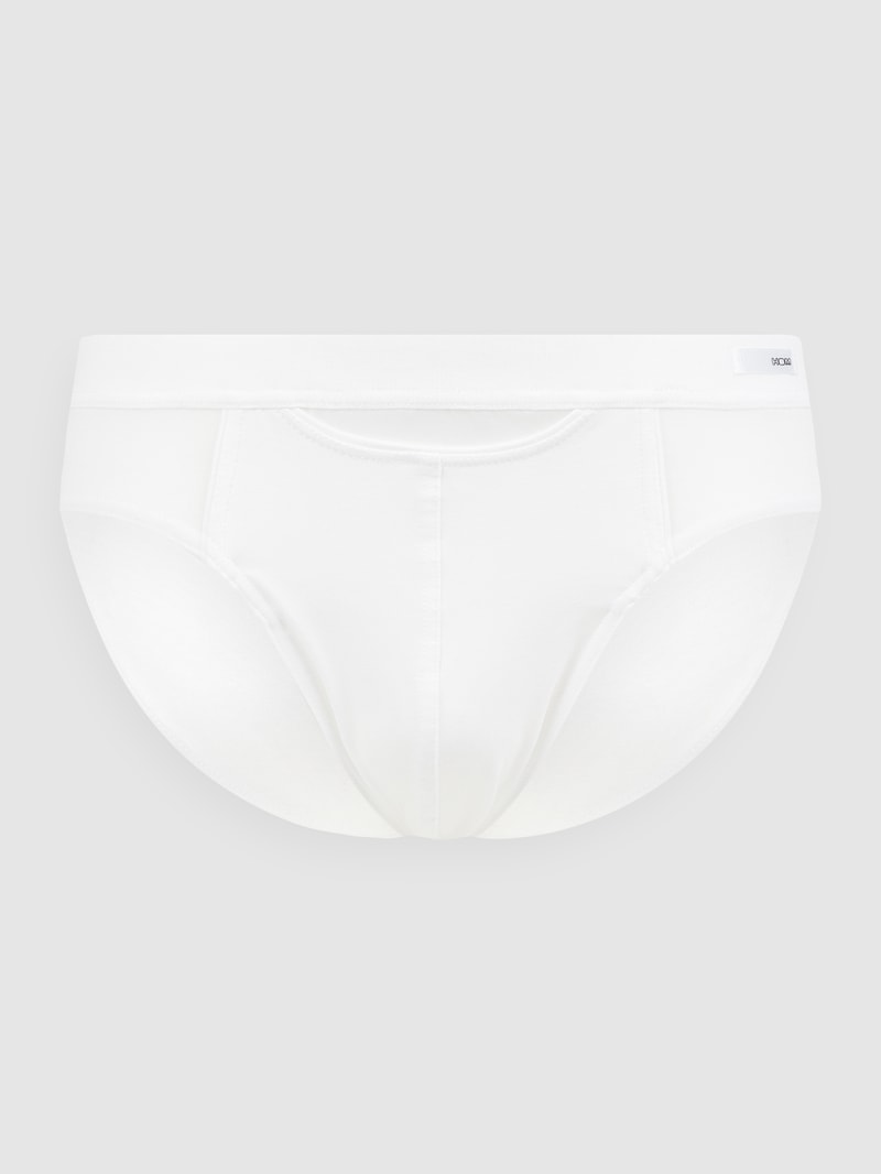 Slip mit Label-Detail in weiß