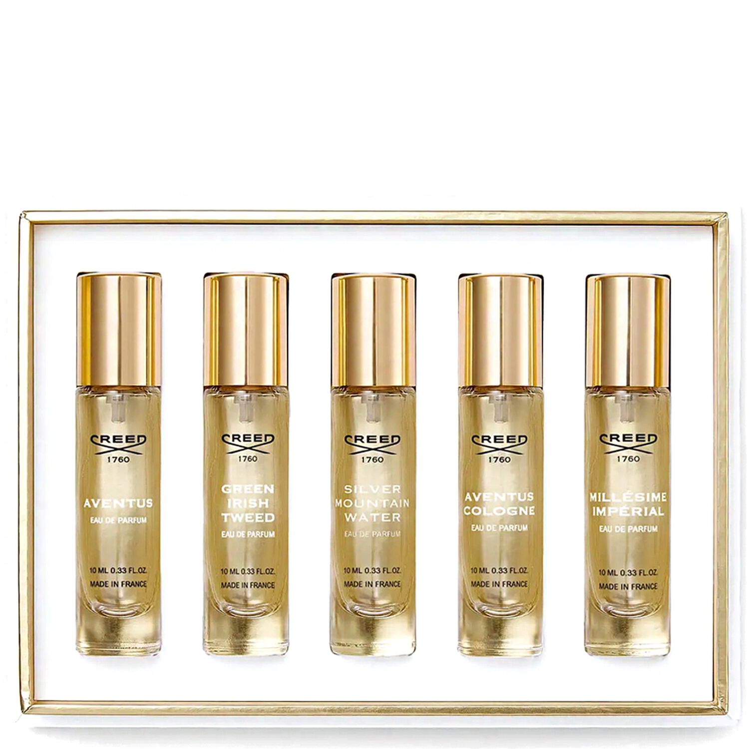 Creed Collection Coffret Découverte pour Homme 5x 10 ml