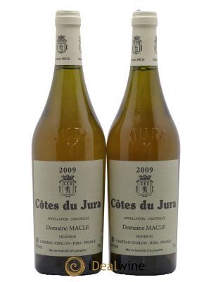 Côtes du Jura Jean Macle  2009 - Lot de 2 Bouteilles