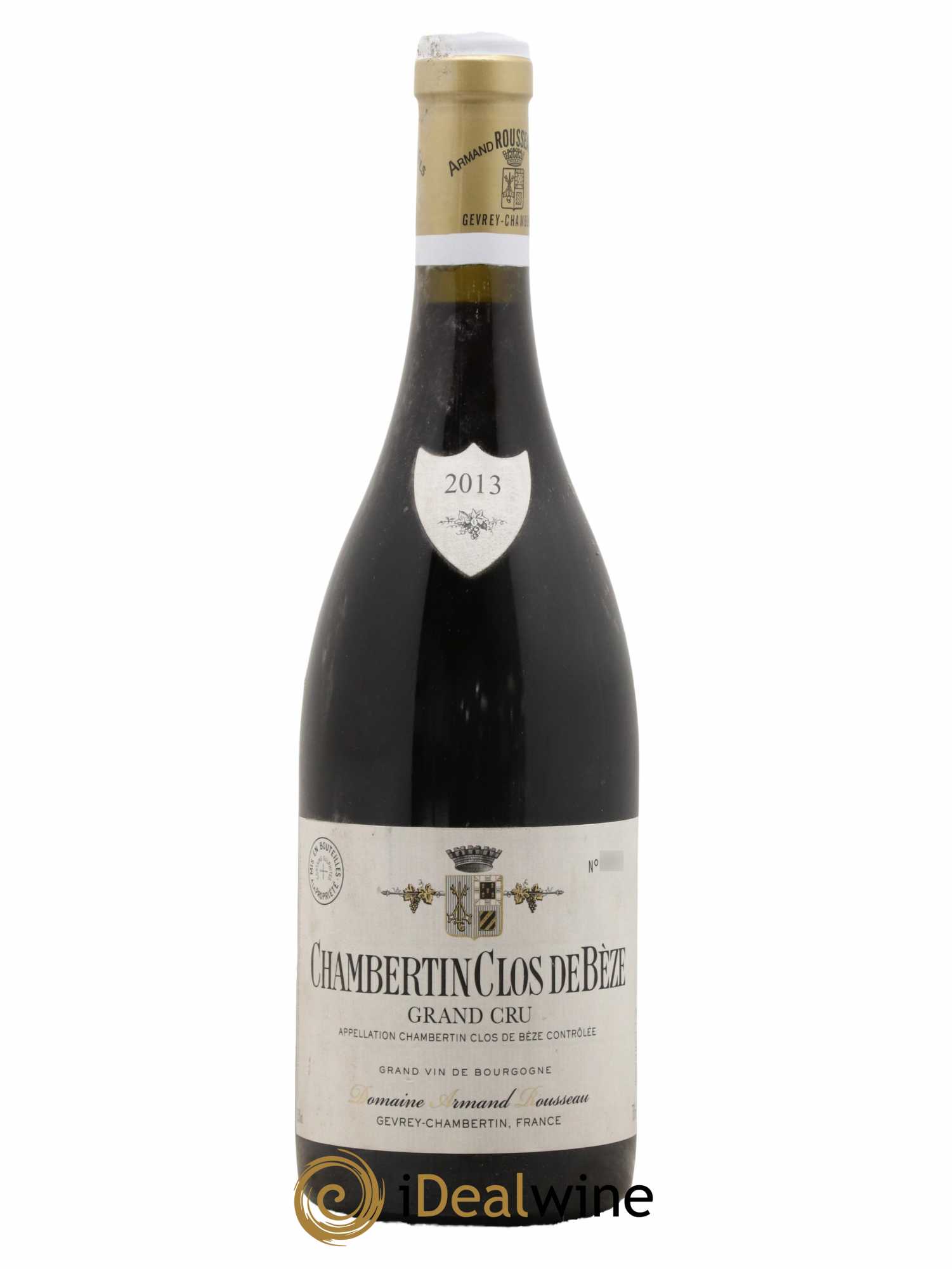 Chambertin Clos de Bèze Grand Cru Armand Rousseau (Domaine)  2013 - Lot de 1 Bouteille