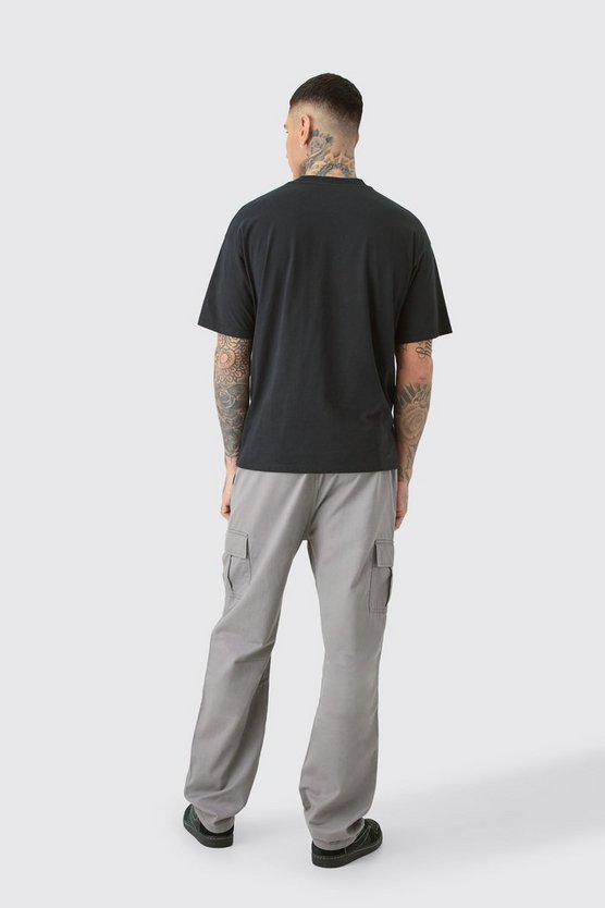 Tall Twill Cargo-Hose mit geradem Bein