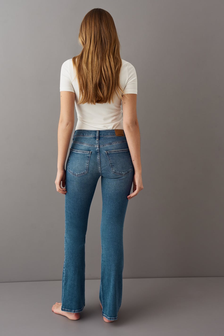 Low waist tall bootcut jeans