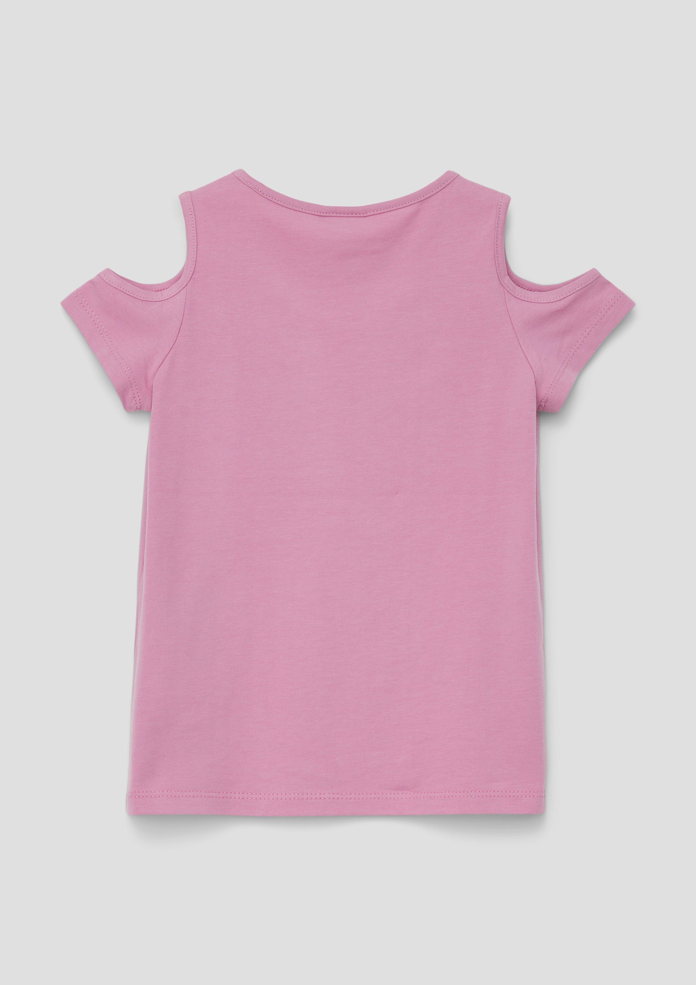 T-Shirt mit Cut-outs  2140022-4410