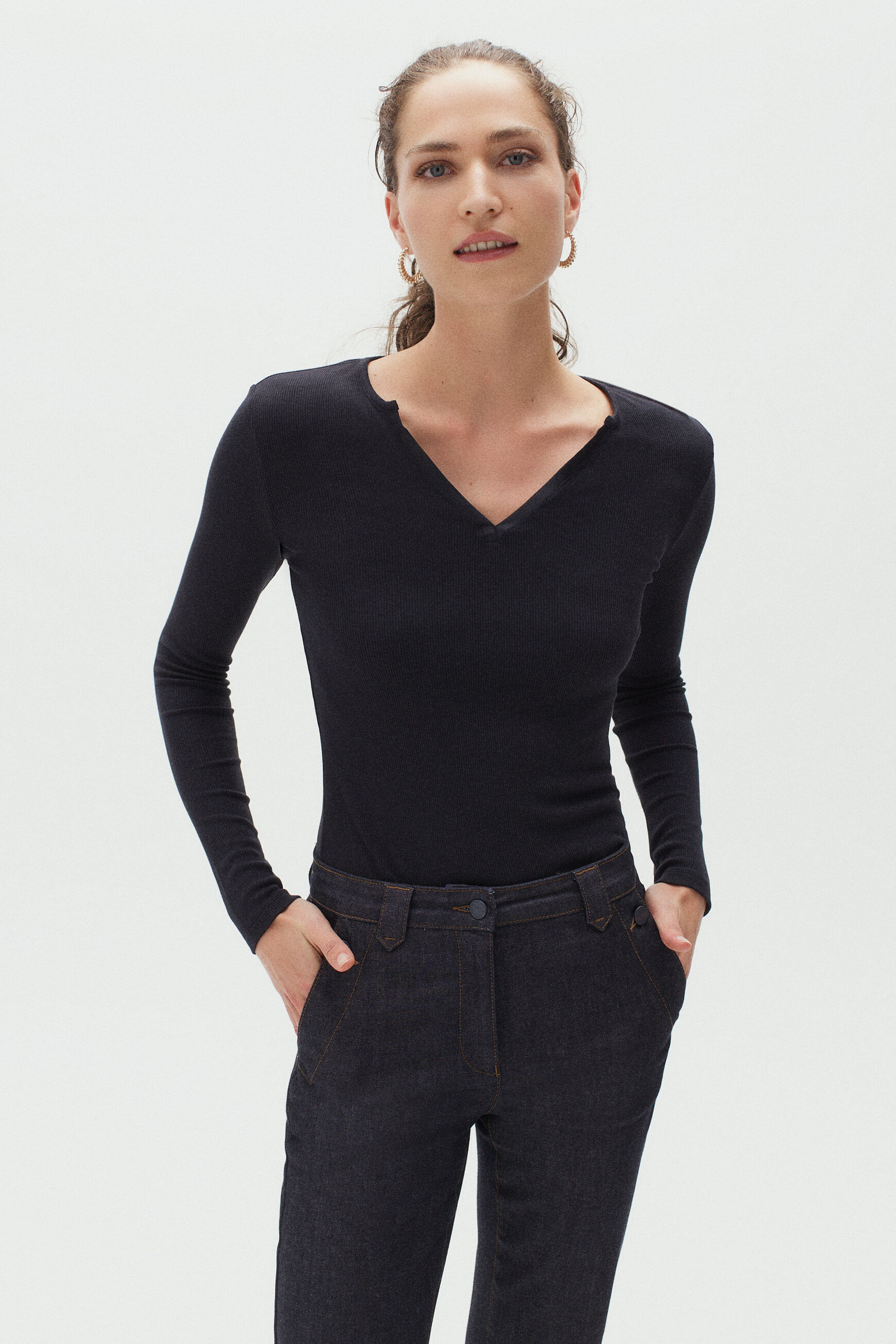 t-shirt brady bleu marine femme
