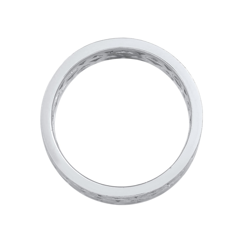 Elli Elli Bague Femmes Bande Fleur de Vie Ludique en Argent Sterling 925 Bague