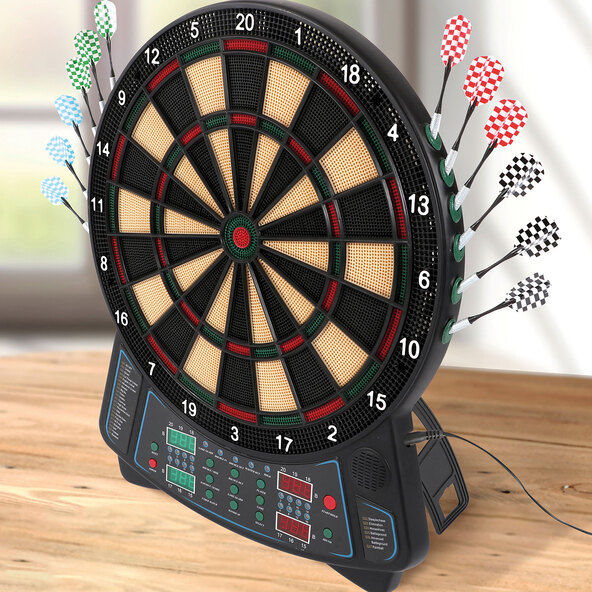 LED-Dartboard, grün