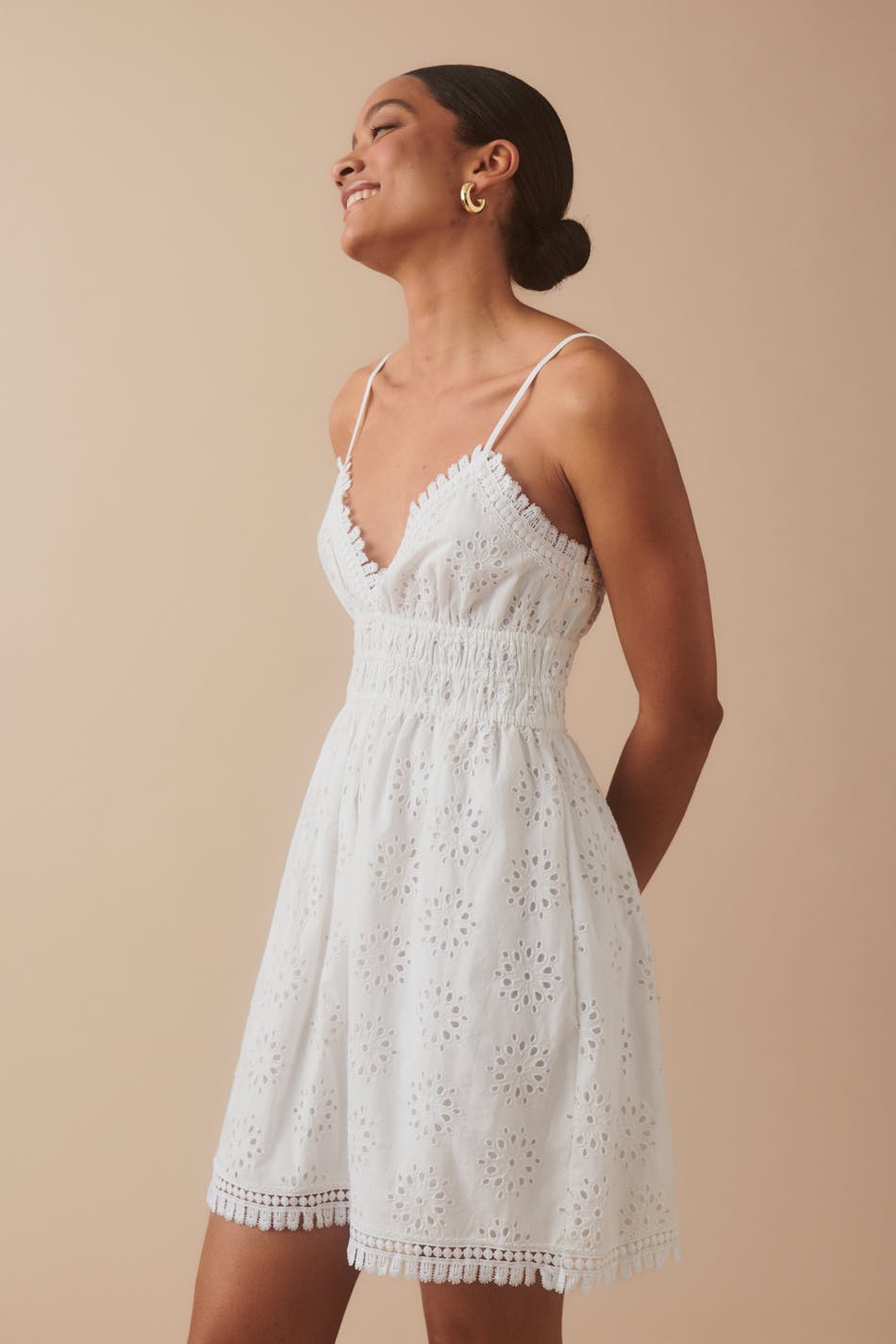 Broderie anglaise dress