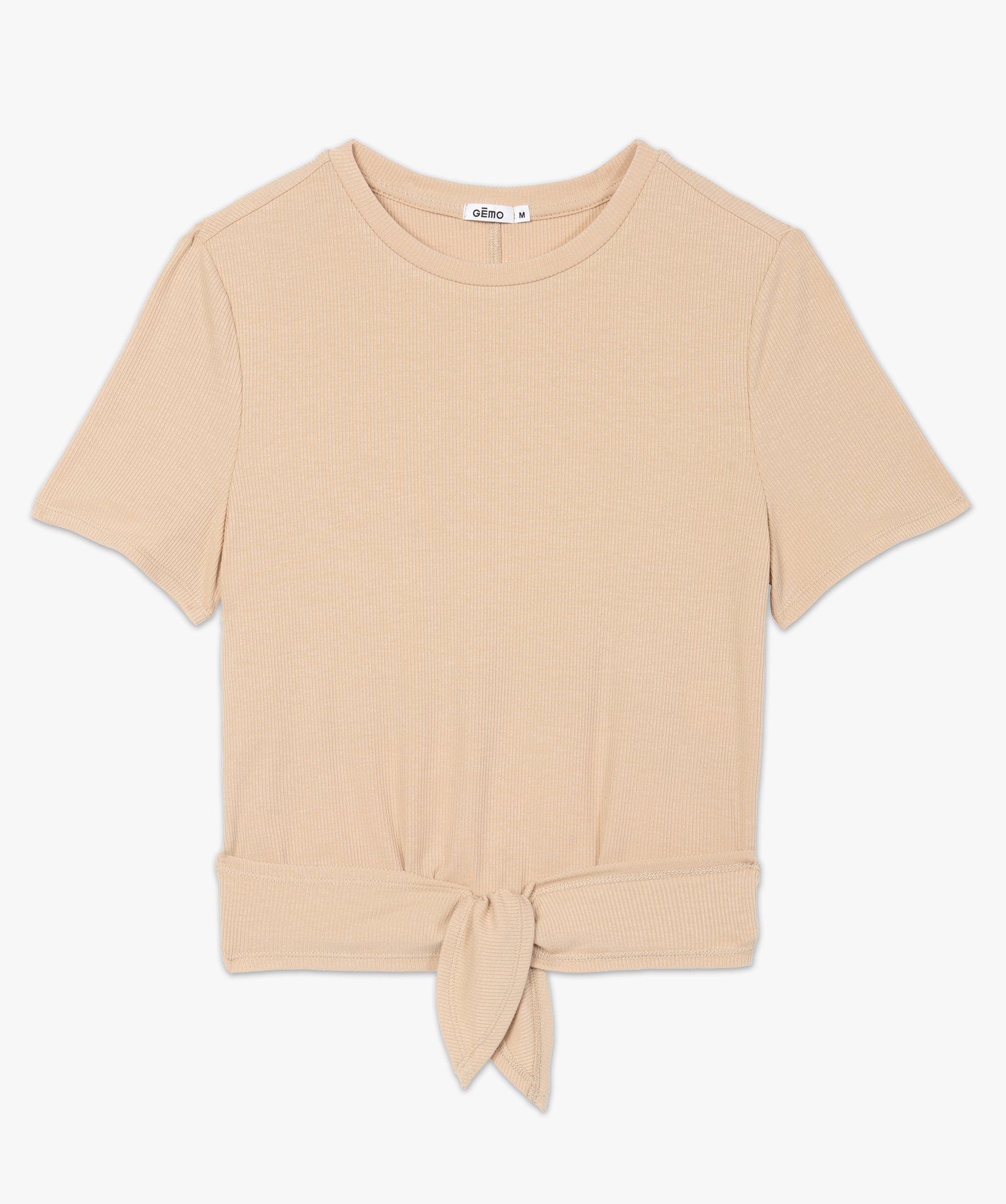 Tee-shirt femme avec lien à nouer - LuluCastagnette | GEMO