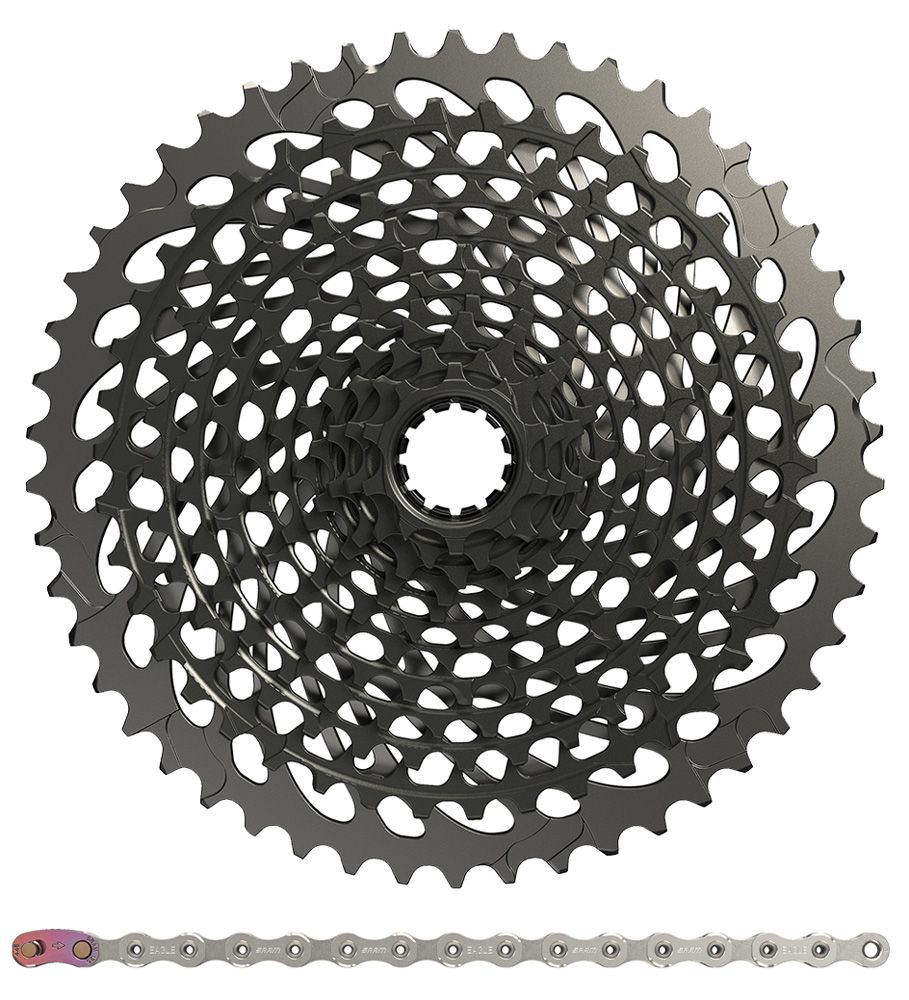 SRAM X01 Eagle Verschleiss-Set XG-1295 Kassette +PC X01 Eagle Kette 12-fach kaufen | Bike-Discount