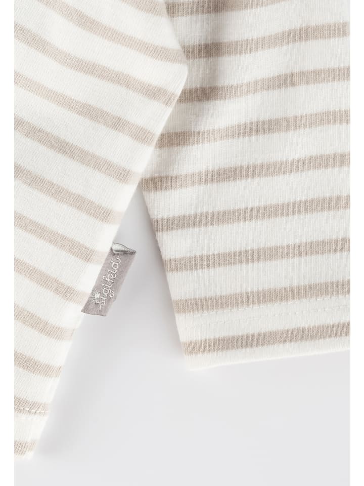 Sigikid Langarmshirt Classic Baby in beige gestreift günstig kaufen