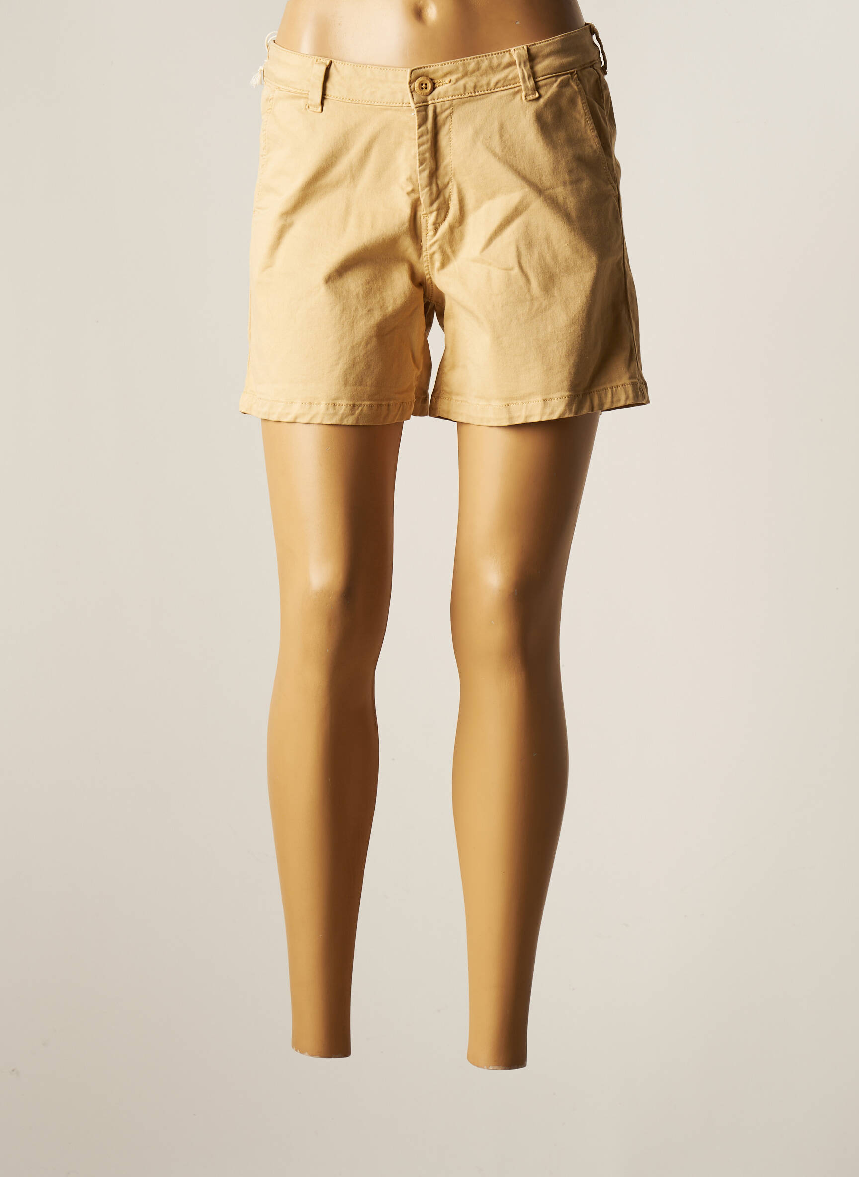 Le Temps Des Cerises Shorts 1 Femme couleur beige