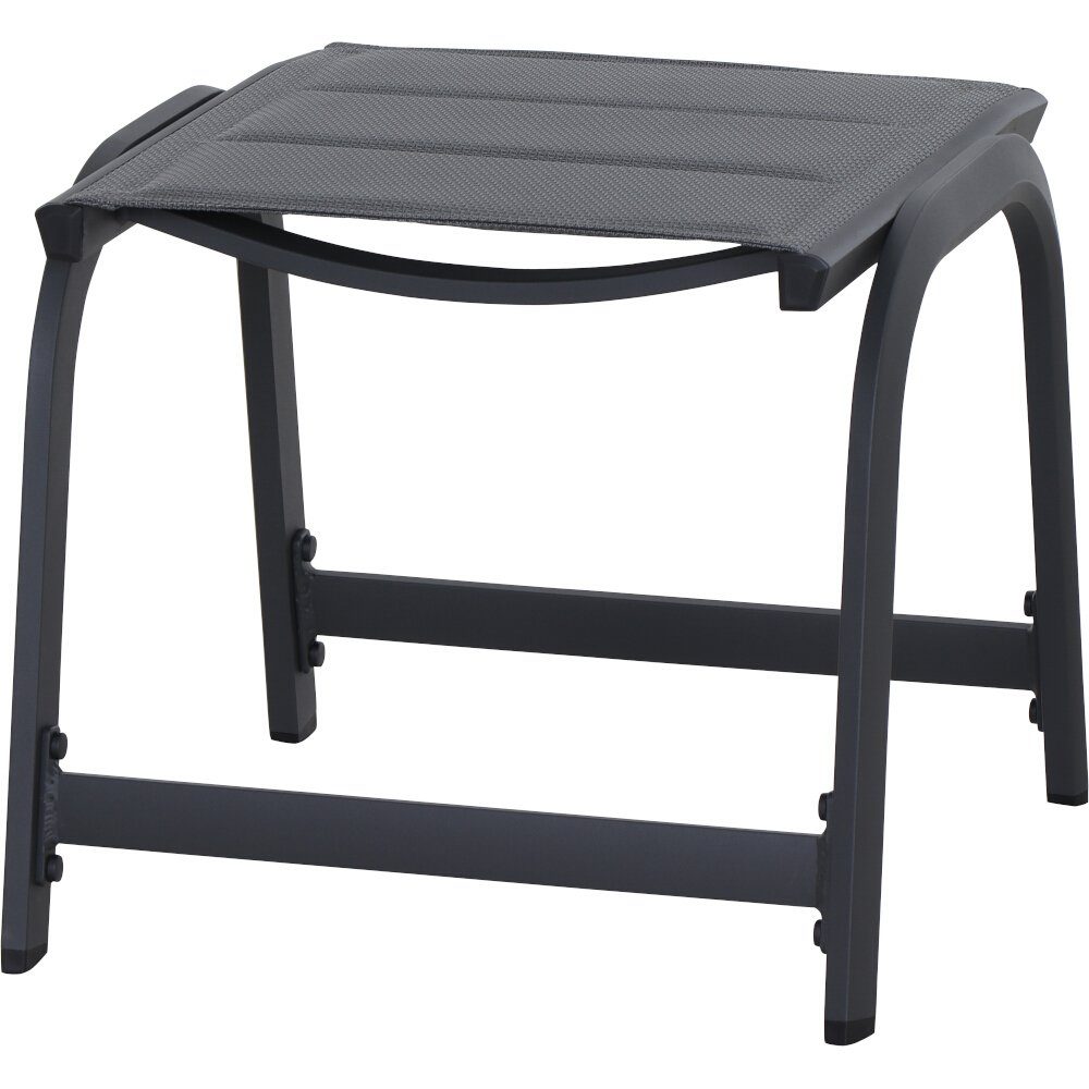 Siena Garden Gartenlounge-Hocker Siena Garden Tesoro Gartenhocker Aluminium (1)