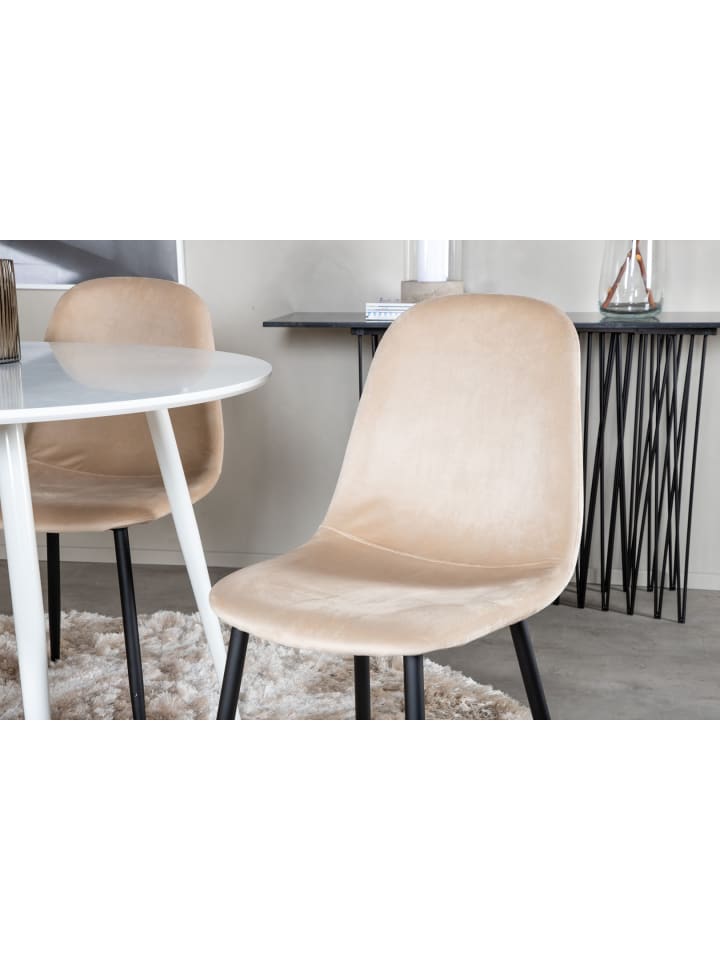 ebuy24 Essgruppe Plaza 4 (5-teilig) Beige 100 x 100 cm günstig kaufen onesize