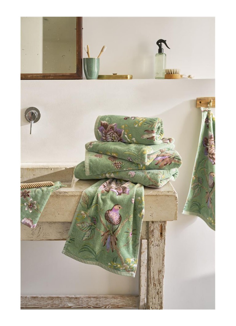 Pip Studio Secret Garden terry cotton guest towel - 400 g/m² - 30 x 50 cm