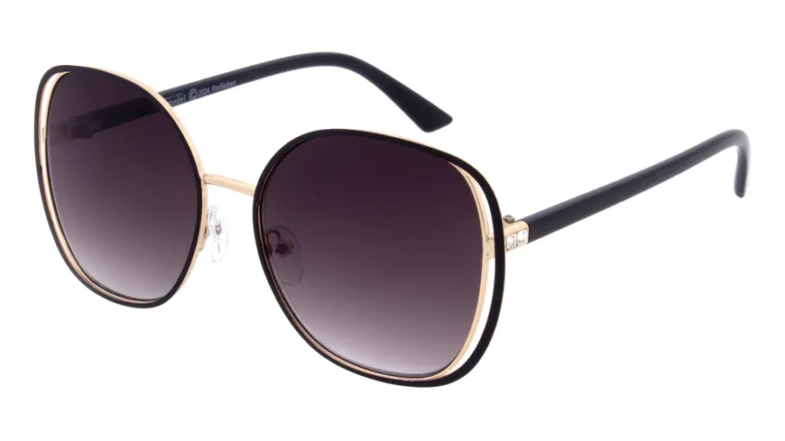 GNTM Sonnenbrille Metall Gold/Schwarz