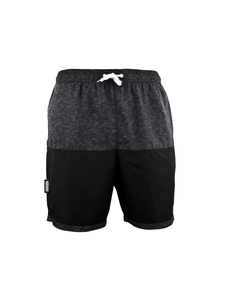 GUGGEN MOUNTAIN Badehose für Herren in schwarz in schwarz günstig kaufen