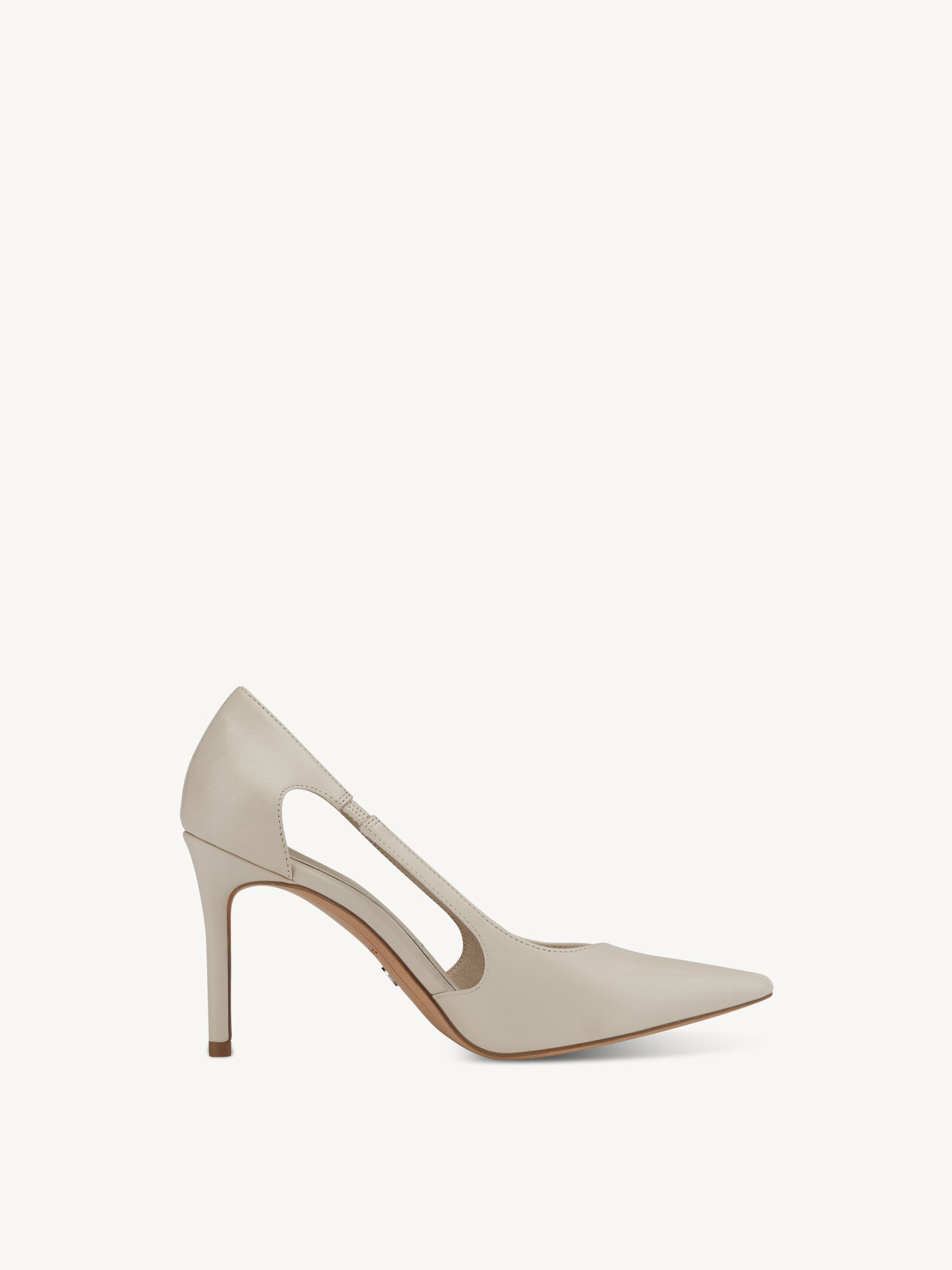 Escarpin en cuir - beige