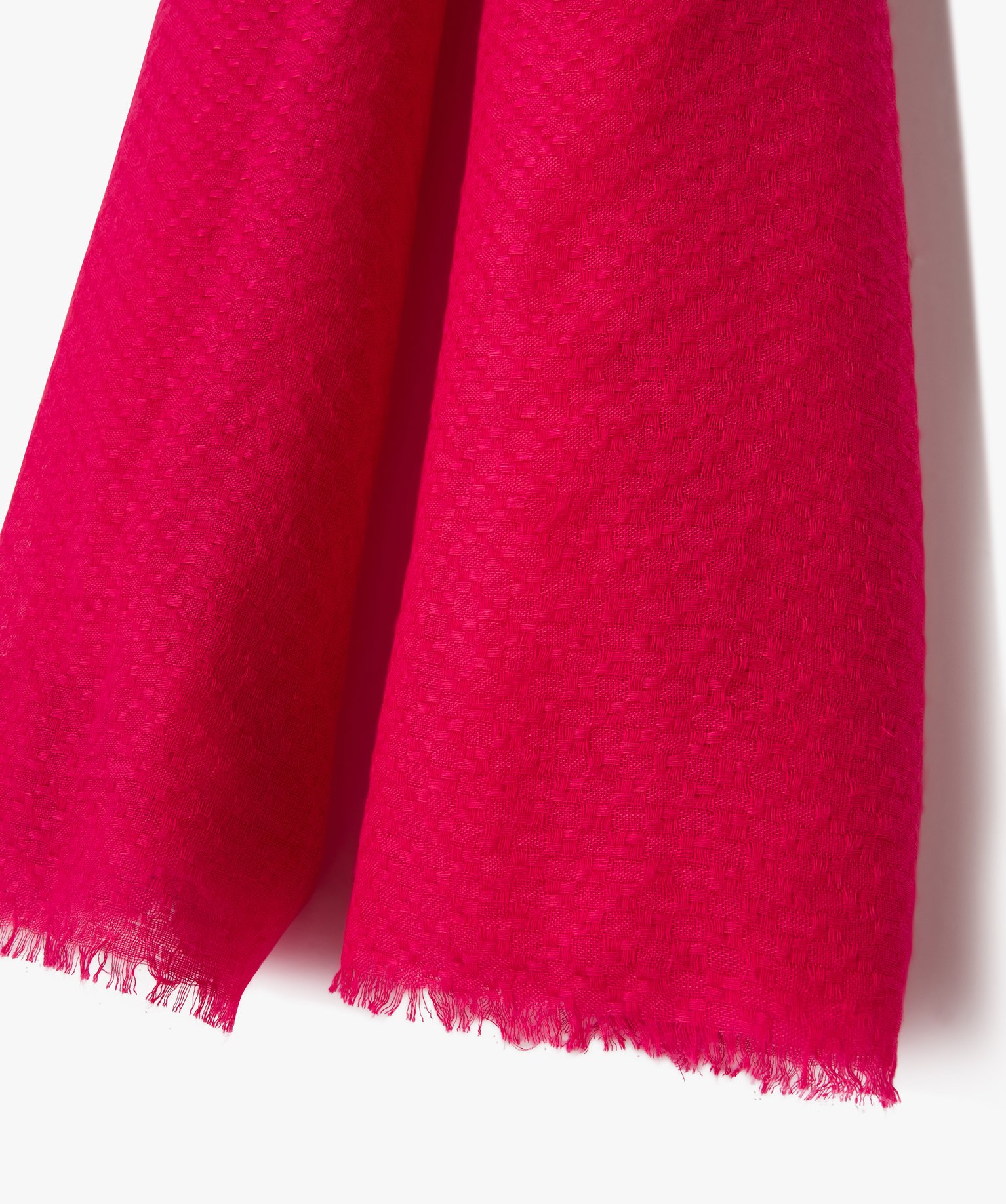 Foulard grand format rectangulaire à motifs ton sur ton en ... rose | GEMO
