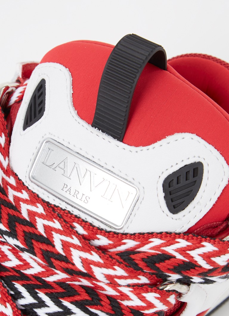 Lanvin Curb kedas no teļādas ar zamšādas detaļām
