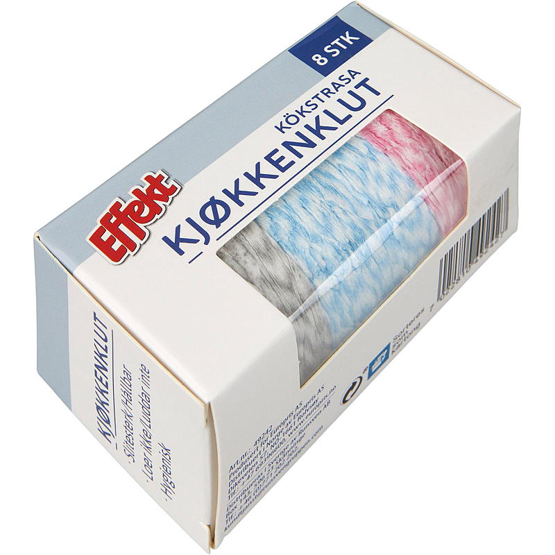 Effekt Kjøkkenklut 8-pk Effekt