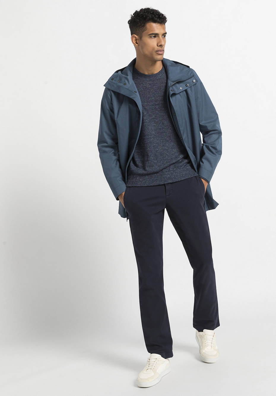Chino Straight Fit aus Bio-Baumwolle