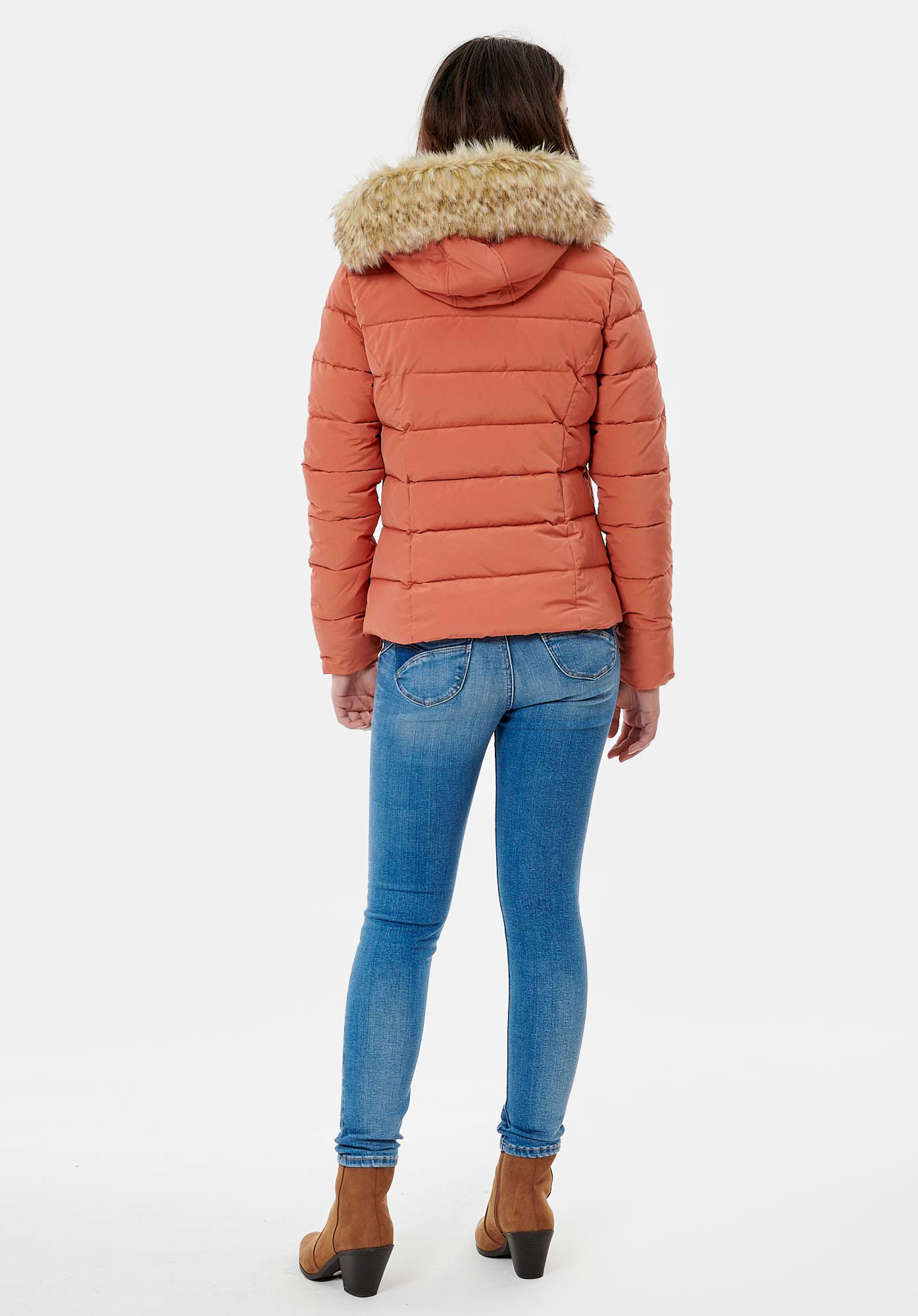 DIBBY  Doudoune orange femme