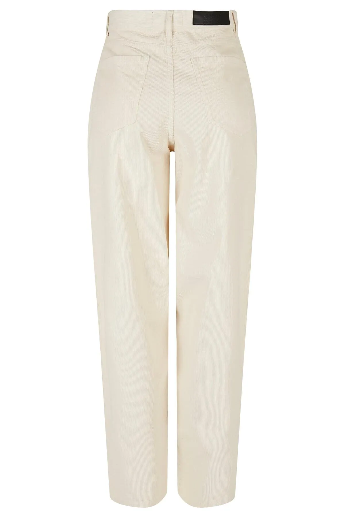 Urban Classics  Damen Cordhose im 90er-Jahre-Stil mit hohem Bund und weitem Bein