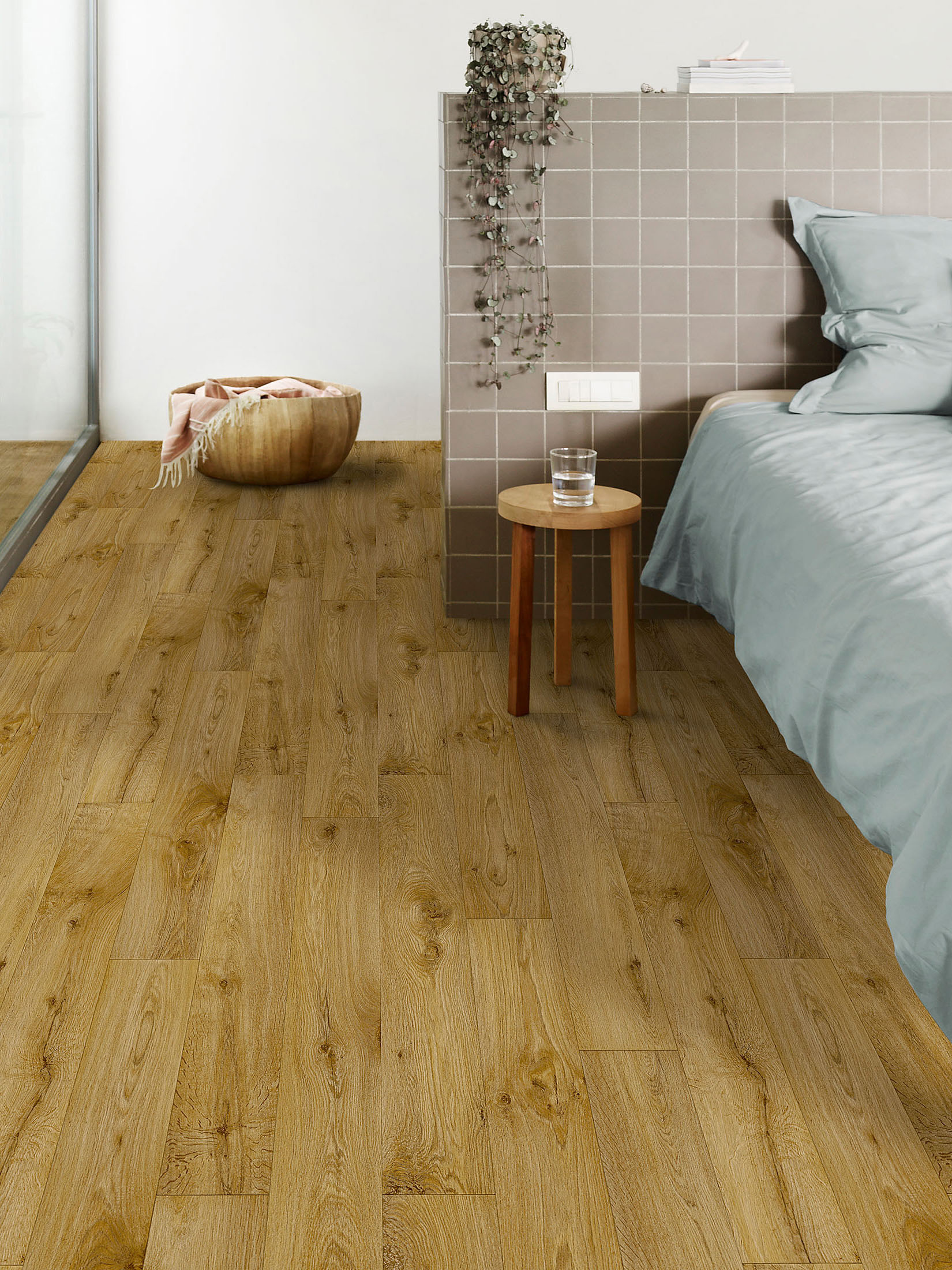 Texwood Vinyl-Rollenware, Eiche Dunkel 636M