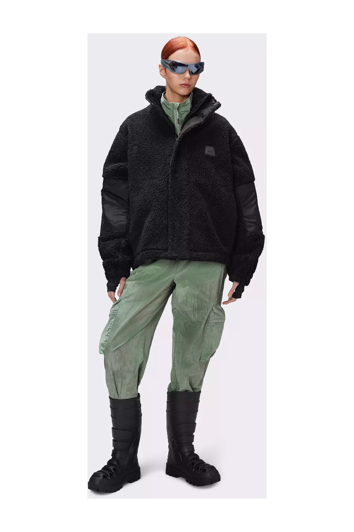 Rains Gilet Unisexe couleur noir