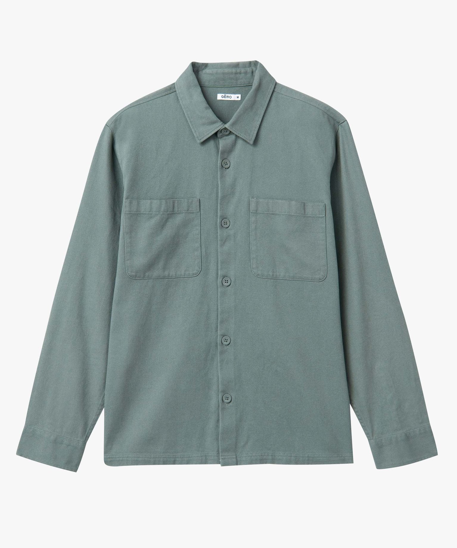 Sur-chemise homme avec poches poitrine vert | GEMO